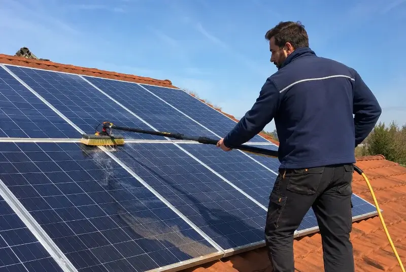 Nettoyage et entretien de panneaux solaires à Seytroux